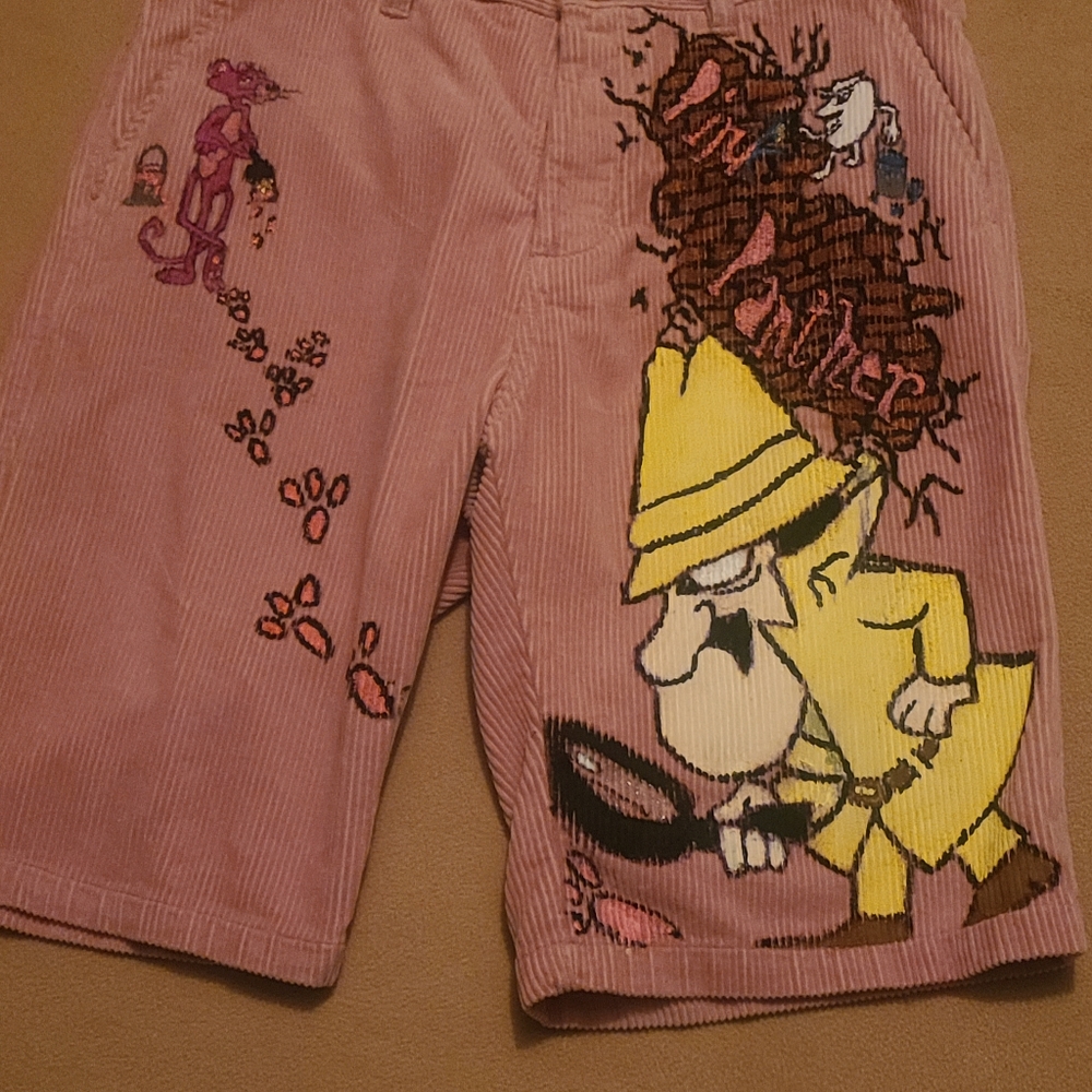 Hand painted shorts